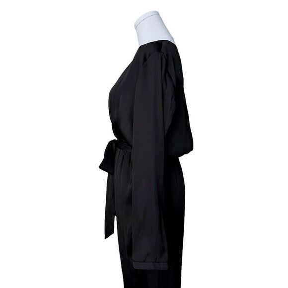 THE KOOPLES NWT Satin jumpsuit in Black Size M - Picture 9 of 11